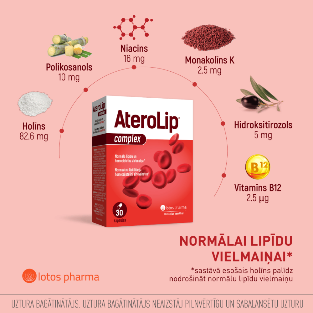 ArteroLip complex normālam holesterīna līmeni