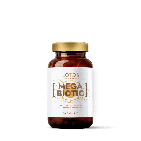 LOTOS PREMIUM MegaBiotic kapsulas – uztura bagātinātājs gremošanas veselībai