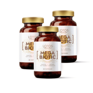 LOTOS PREMIUM MegaBiotic kapsulas – uztura bagātinātājs gremošanas veselībai