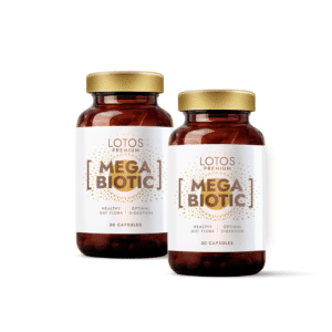 LOTOS PREMIUM MegaBiotic kapsulas – uztura bagātinātājs gremošanas veselībai